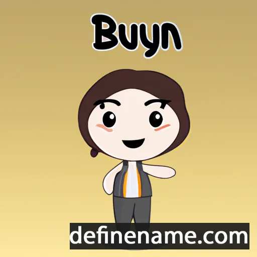 cartoon of the name Beybûn