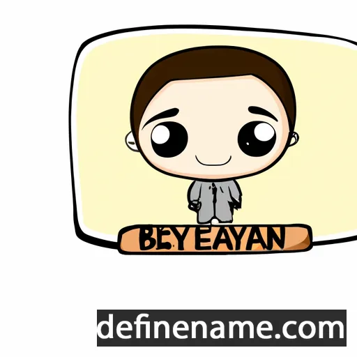 cartoon of the name Beyhan