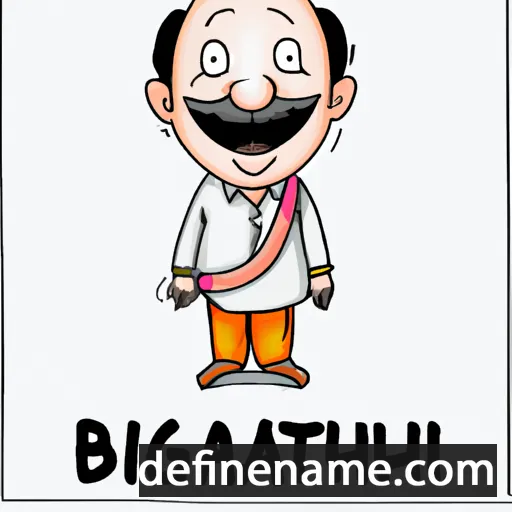 cartoon of the name Bhagwati