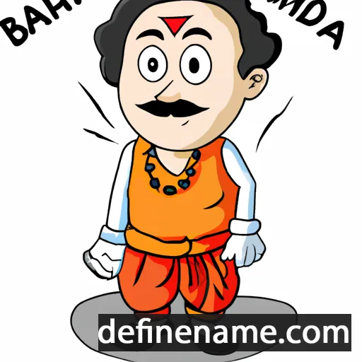 cartoon of the name Bhalchandra