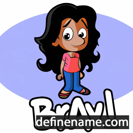 cartoon of the name Bharvi