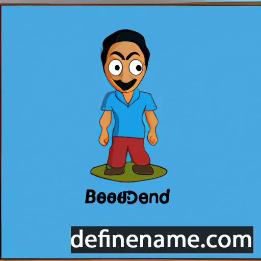 cartoon of the name Bhawandeep