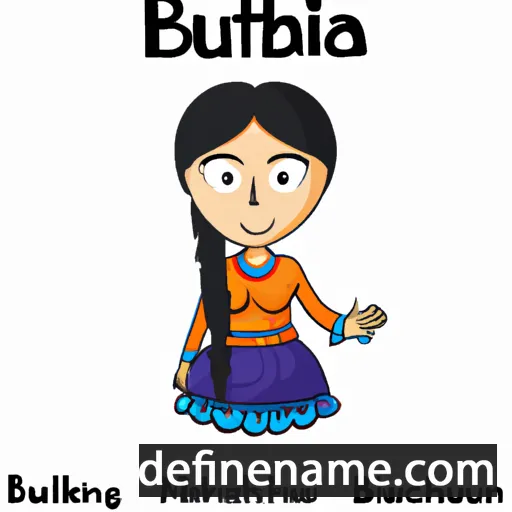 cartoon of the name Bhutila