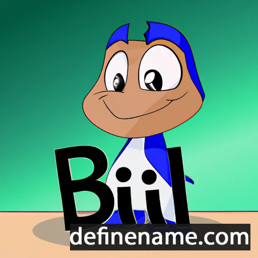 cartoon of the name Bïlbïl