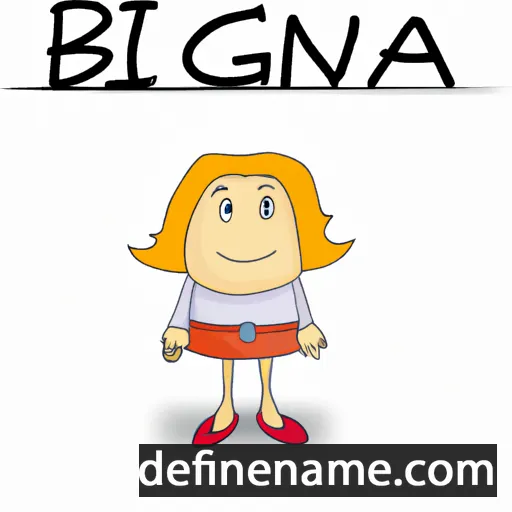 cartoon of the name Biaggina