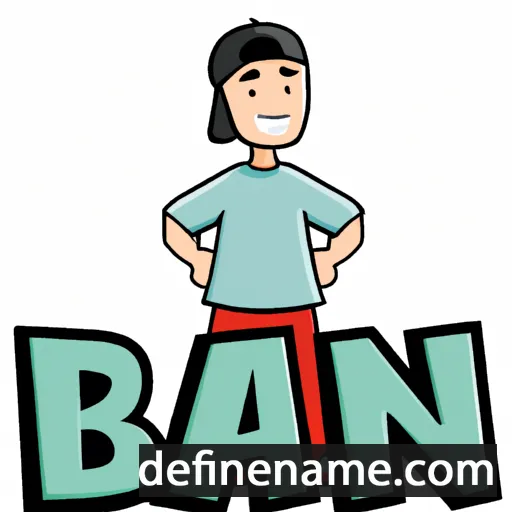 cartoon of the name Bian