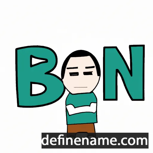 cartoon of the name Bian