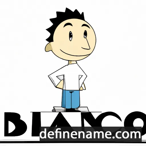 cartoon of the name Bianco