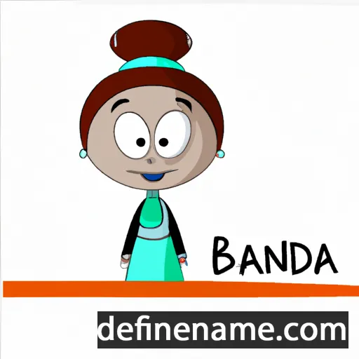 cartoon of the name Bianda