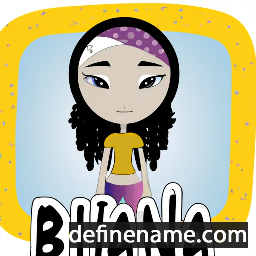 cartoon of the name Bianihna