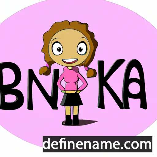 cartoon of the name Bianka