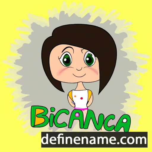 Biankica cartoon