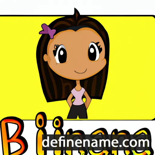 cartoon of the name Bianna