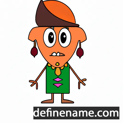 cartoon of the name Biarni