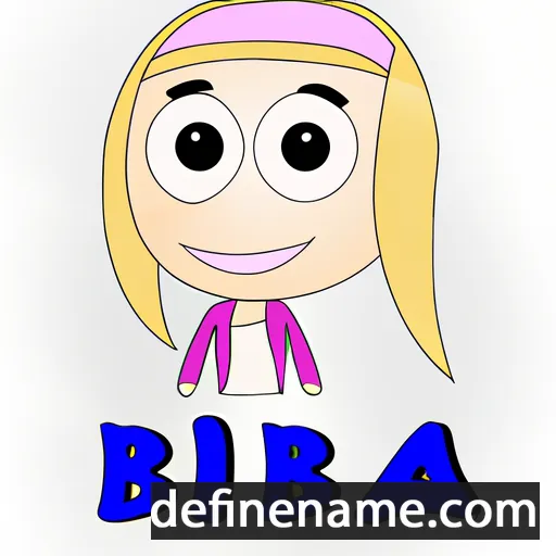 cartoon of the name Biba