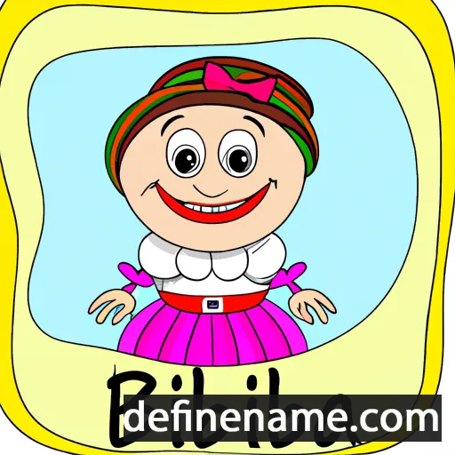 cartoon of the name Bibbiana