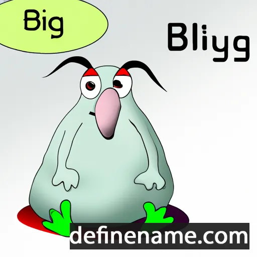 cartoon of the name Bibgul