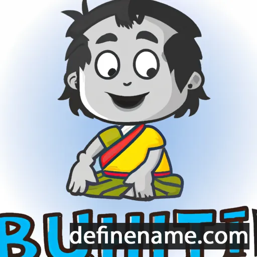 cartoon of the name Bibhuti