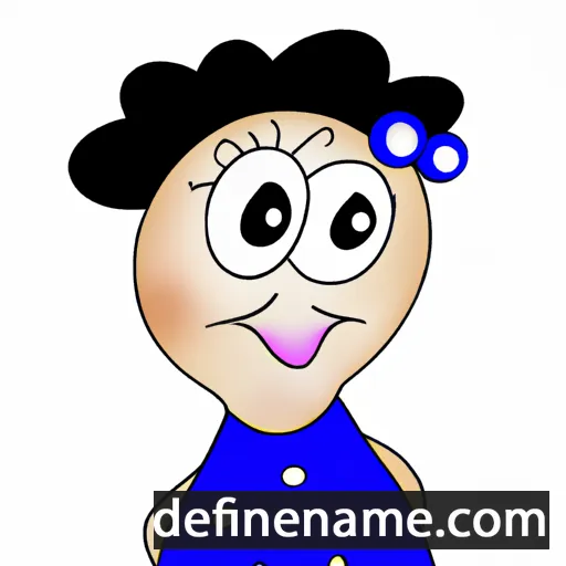 cartoon of the name Bibi