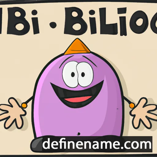 cartoon of the name Bibizilol