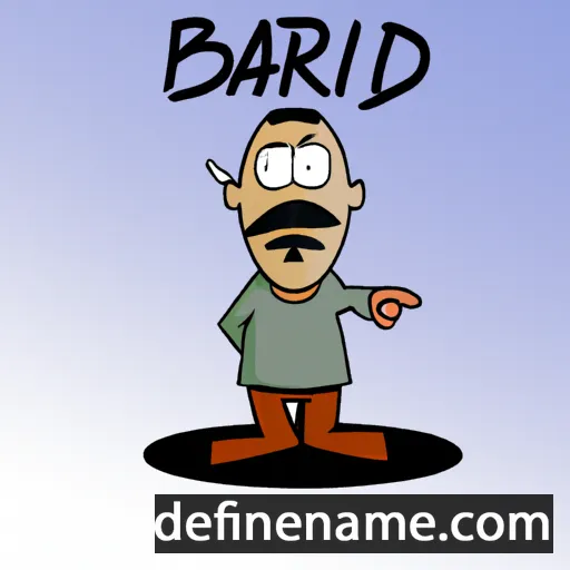 cartoon of the name Bidkar