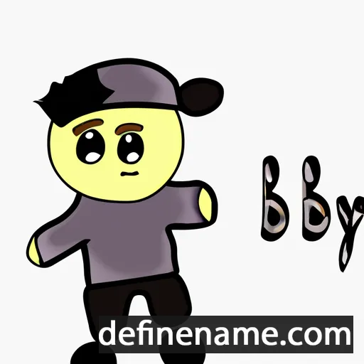 cartoon of the name Biebey