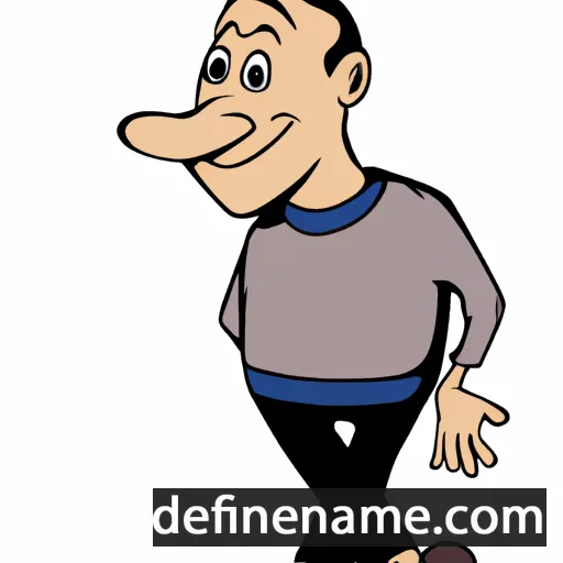 cartoon of the name Biejan