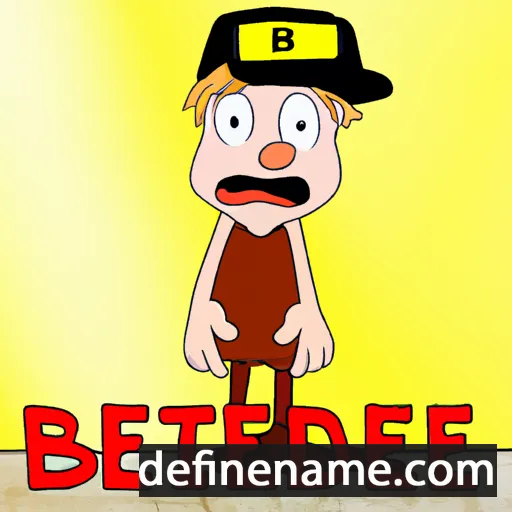 cartoon of the name Biernådete