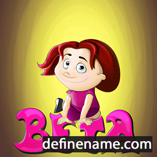 cartoon of the name Bieta