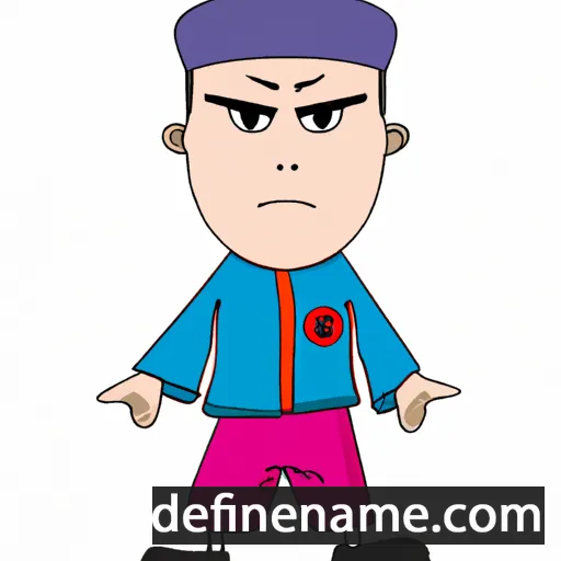 cartoon of the name Bihong