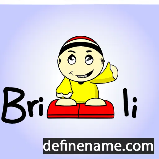 cartoon of the name Bihri