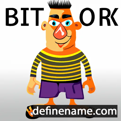 cartoon of the name Biktor