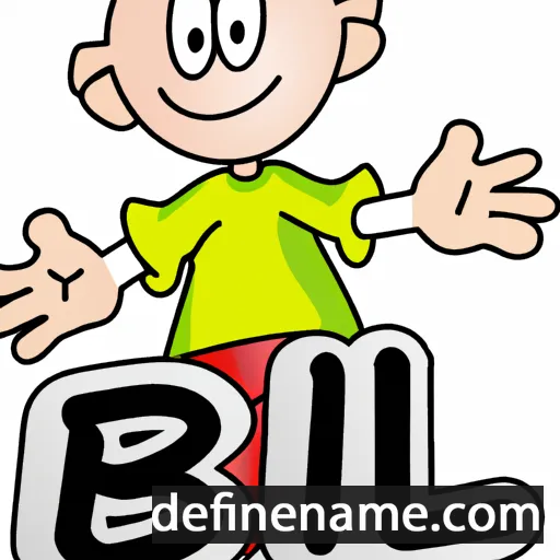 cartoon of the name Bil