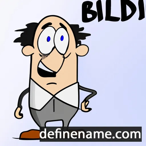 Bildad cartoon