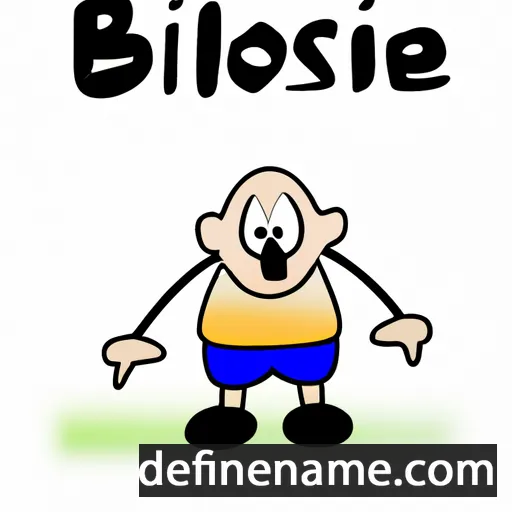 cartoon of the name Bildosne