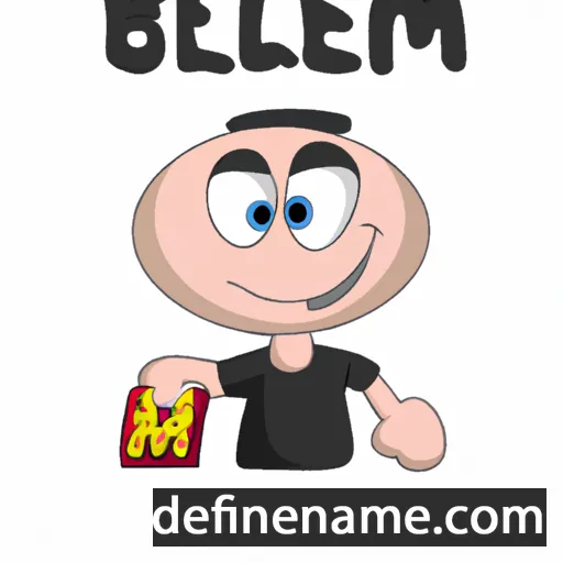 cartoon of the name Bileam