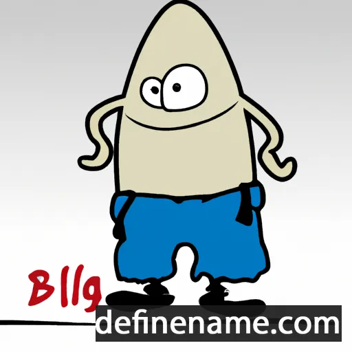 cartoon of the name Bileg