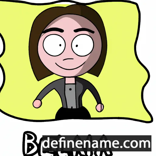 cartoon of the name Bilena