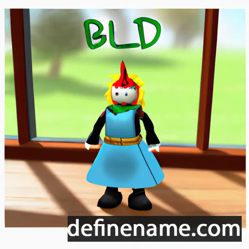 cartoon of the name Bilihild