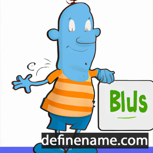 cartoon of the name Bilius