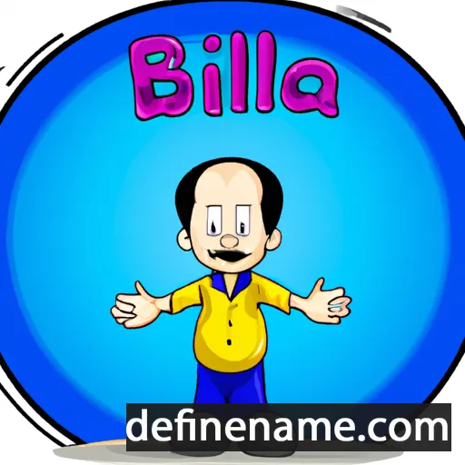 cartoon of the name Billa