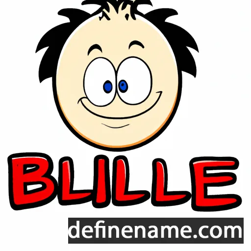 cartoon of the name Billee