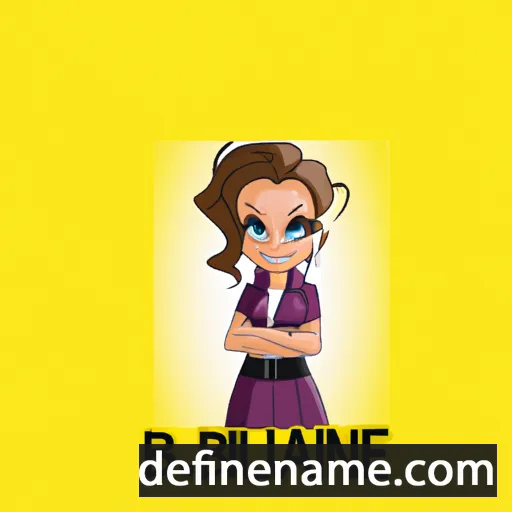 cartoon of the name Billianne