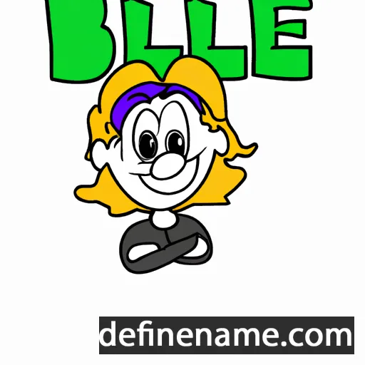 cartoon of the name Billiejo