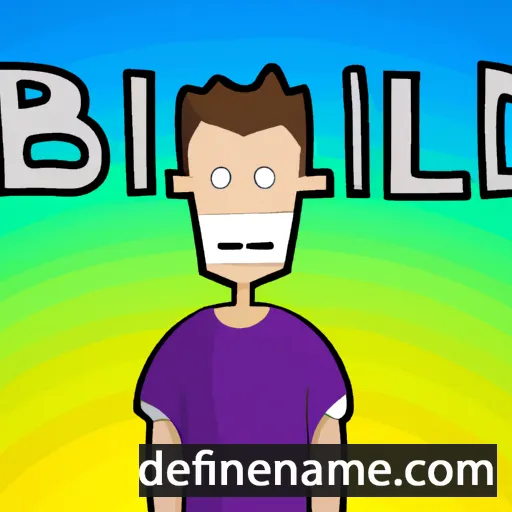 cartoon of the name Billing