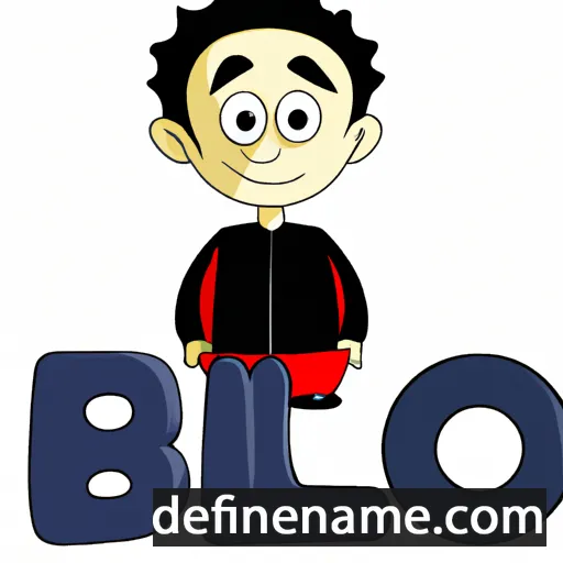 cartoon of the name Bilol