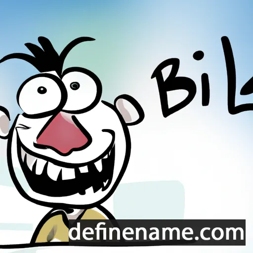 Bilzi cartoon