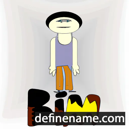 cartoon of the name Bim