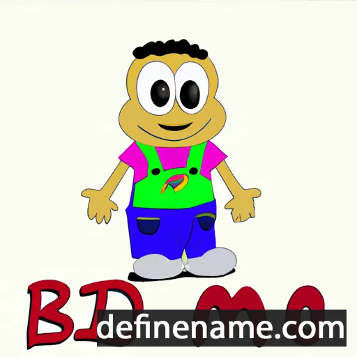 cartoon of the name Bimo