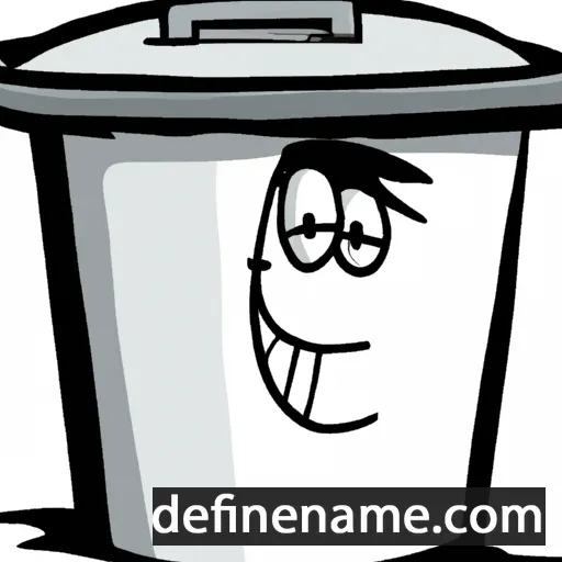 cartoon of the name Bin